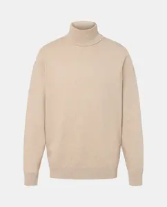 Мужской свитер с отложным воротником Easy Wear, серый