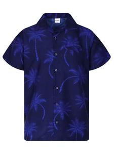 Рубашка King Kameha Palmshadow, синий