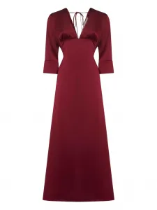 Расклешенное платье макси Albox Blanca Vita, красный