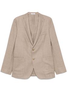Boglioli пиджак в клетку, коричневый
