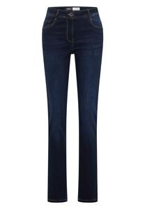 CECIL Джинсы Slim fit в темно-синем цвете