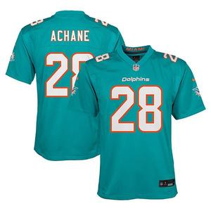 Джерси игрока команды Miami Dolphins Youth de ۪von achane aqua Nike