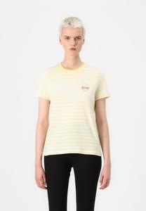 Футболка с принтом VMSILKE FRANCIS BOX Vero Moda, светло-желтый