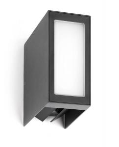 Уличный настенный светильник FARO Log, серый - пластик - 9 x 17 x 13 см