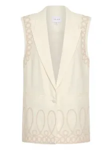 Вышитый жилет Alkali Ixiah, белый