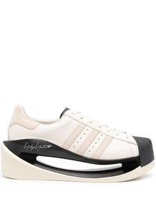 Y-3 кожаные кроссовки Gendo Superstar, белый