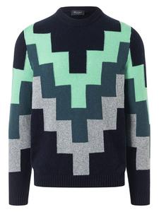 Maerz Muenchen Шерстяной свитер темно-синего цвета