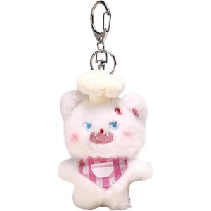 Милый пушистый удивленный котенок Mi Denim плюшевый кулон высота 8см длина 8см X3COMMUNE