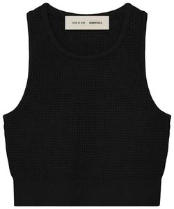 Спортивная майка Fear of God Essentials Waffle Sport Tank, черный