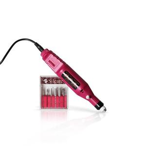 Розовый фрезерный станок Мощность: 19 Вт + фрезы Silcare, DM-13