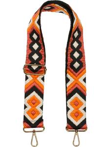 Наплечная сумка styleBREAKER Wechsel Taschengurt, цвет Orange-Rost-Schwarz/Weiß