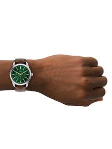 Мужские аналоговые часы Fossil с кожаным ремешком FS6137