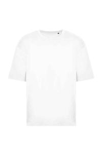 100 футболка оверсайз AWDis, белый