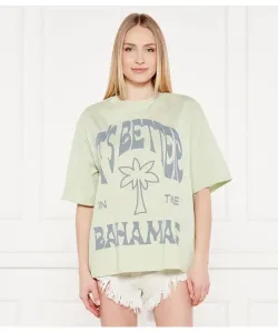 Футболка Коби Loose fit One Teaspoon, зеленый