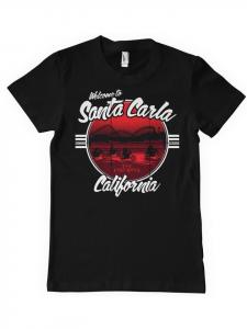 Футболка Welcome To Santa Clarita Big Tall T-Shirt черного цвета Lost Boys