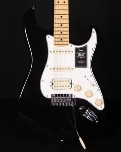 Fender Player II Stratocaster HSS, кленовый гриф, черный