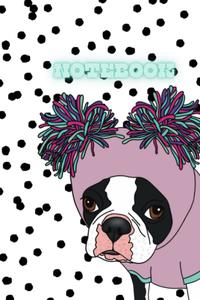 Notebook: Matte Boston Terrier dog notebook creative writing journal diary (Addicted2) (Independently published)