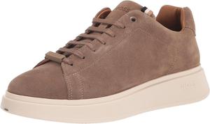 Мужские замшевые кроссовки BOSS с резиновой подошвой, бежевый