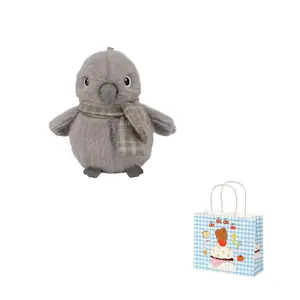 Очаровательные лечебные плюшевые куклы гиацинтовый ара воробей подвеска высота 12см Dolls and bears dance