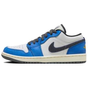 Jordan Низкие кеды SE Flight Vintage женские — синие белые черные, цвет Blue White Black