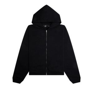 Худи Represent Clo Initial Boxy Oversized Zip Through Hoodie, Black