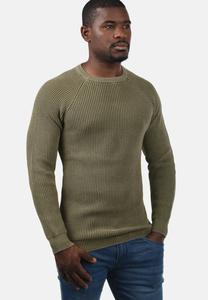 Свитер вязаный IDROCKFORD INDICODE JEANS, цвет dark olive