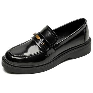 City camel Лоферы женские черные