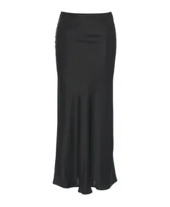 Элегантная макси-юбка черного цвета AW25 Pinko, черный