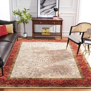 Ковер SAFAVIEH, 252 x 336 см, коллекции Persian Legend, Ivory & Rust, ручной работы из традиционной шерсти, идеален для помещений с высокой проходимостью в гостиной, спальне (PL533A)