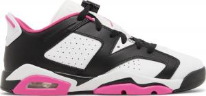 Кроссовки Air Jordan 6 Retro Low GS 'Fierce Pink', белый