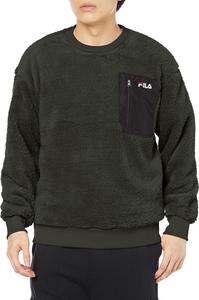 Мужская футболка Fila 441320 с длинным ворсом и круглым вырезом