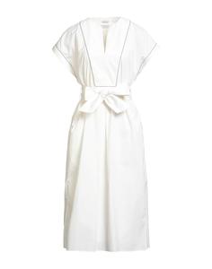 Платье миди Brunello Cucinelli, белый