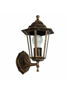 Уличный настенный светильник (Ш)17 х (В)36 см, отделанный античной медью  Licht-Erlebnisse, Kupfer Antik