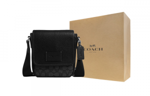 COACH Сумка через плечо Lucas Signature Smooth Calfskin, мини кроссбоди мужская black