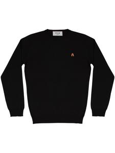 PELO FOUNDATION джемпер с аппликацией в виде собаки, черный