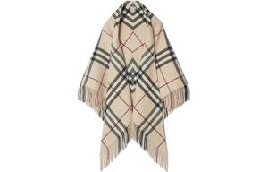 Накидка женская Burberry Stone Color, бежевый / серый
