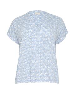 Блуза KAFFE CURVE Anny, светло-голубой