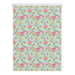 Затемняющие рулонные шторы Lichtblick Birds, 60x150x6 см цвет grün/pink