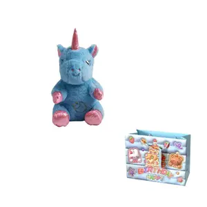 Плюшевая кроличья кукла высотой 28 см MORTEN SOLUM, синий