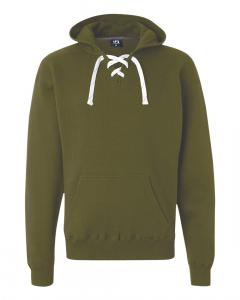 Мужская спортивная кружевная толстовка с капюшоном J. America, хаки