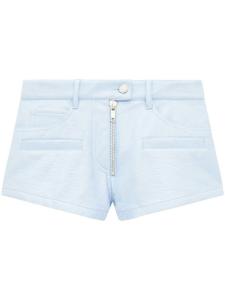 Courrèges виниловые шорты Heritage, синий