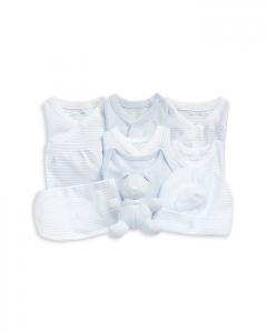 Подарочный набор унисекс из 11 предметов Ralph Lauren из органического хлопка — для малышей, синий