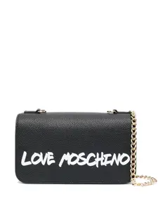 Сумка на плечо с логотипом Love Moschino, черный