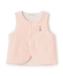 Велюровый жилет в горошек [Сделано в Японии]