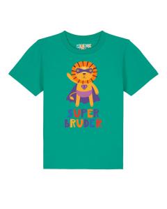 Рубашка watabout.kids Löwe Superbruder, изумрудный