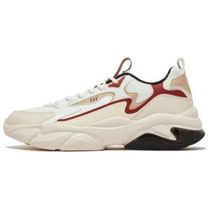 361° Нескользящие износостойкие низкие повседневные туфли мужские бежевые, белые, красные