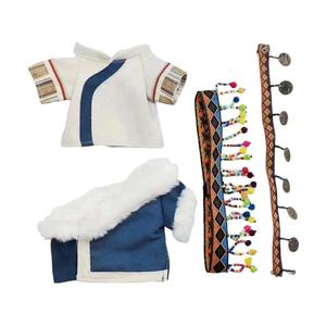 Свободные атрибуты куклы в тибетской национальной одежде Oloy