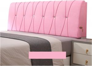 Подушка-валик для изголовья кровати LIANGJUN, из тонкого волокна, с наполнителем из губки для поясницы, декоративные элементы для кровати, 7 цветов, 8 размеров (Цвет: темно-розовый, Размер: 155x60x10 см) CHIAPERINI, Dark Pink