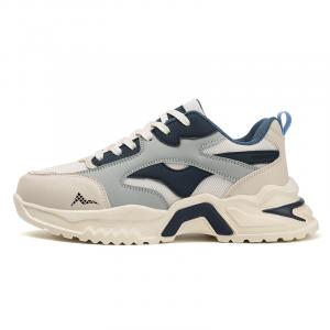 ATONGMU Массивные кроссовки мужские низкие серо-голубые бежево-черные бежево-зеленые серо-голубые, цвет Gray Blue