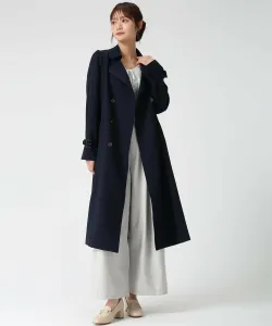 Базовый тренч с боковыми складками MM618601 Misch Masch, цвет Navy